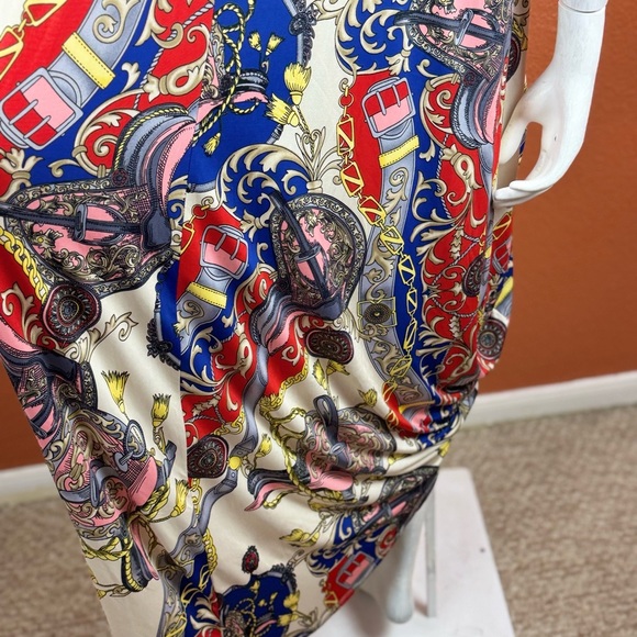 Love in Red and Blue High Low Dress one size. E82 - Picture 5 of 14